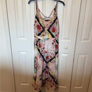 Torrid Floral Patchwork Midi Dress